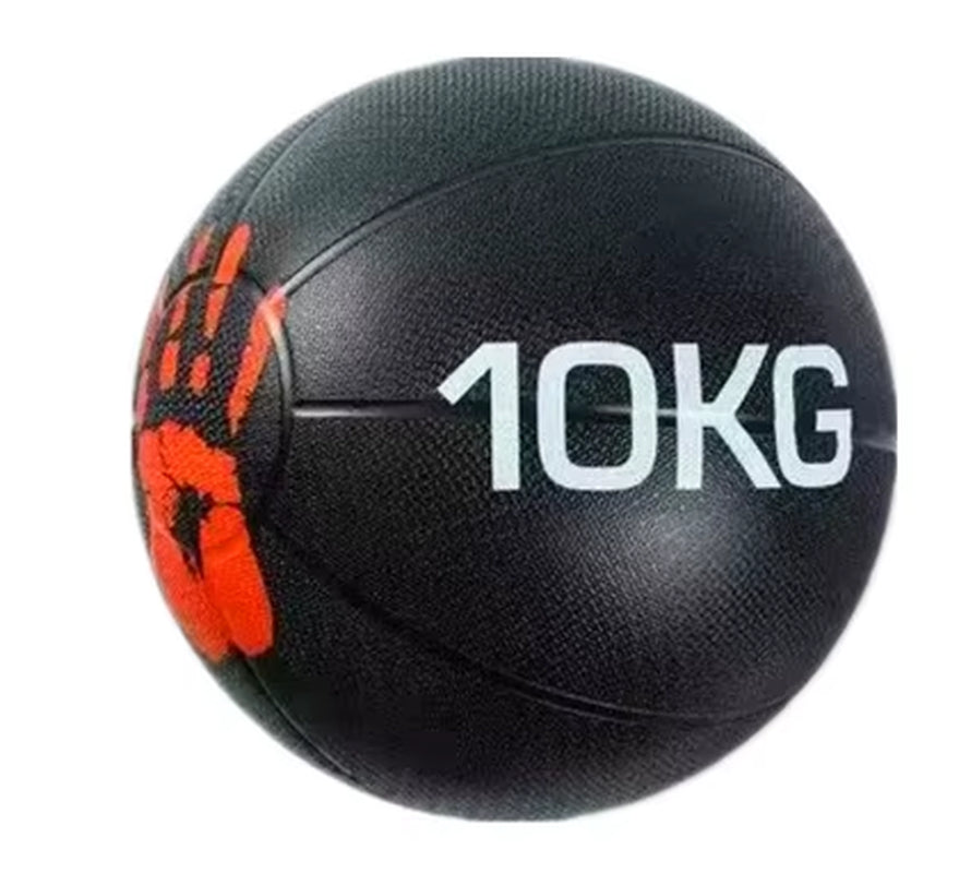 Gymnastic Fitness Power Training Workout Exercise Weighted Double Grip Rubber Slam Medicine Ball with Dual Grip Handle